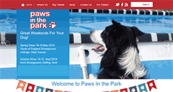 Desktop Screenshot of pawsinthepark.net